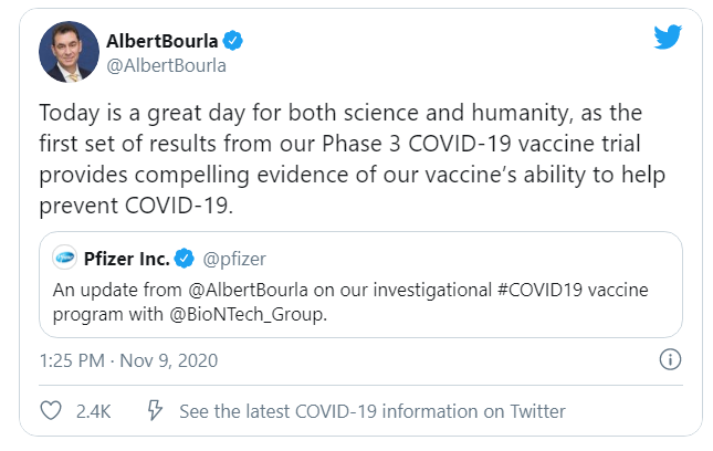 Pfizer covid 19