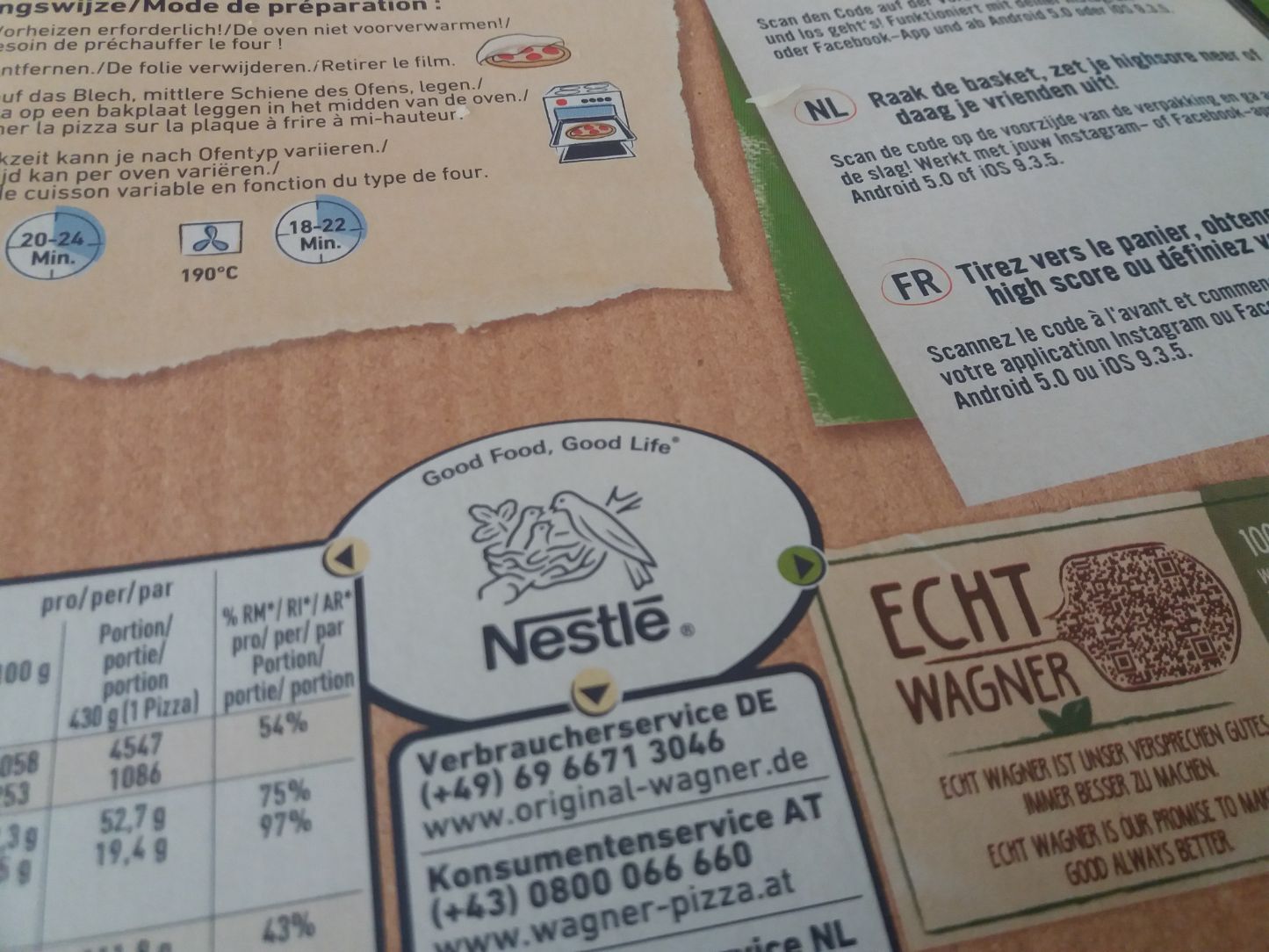 Nestle-Wagner pizzadoos