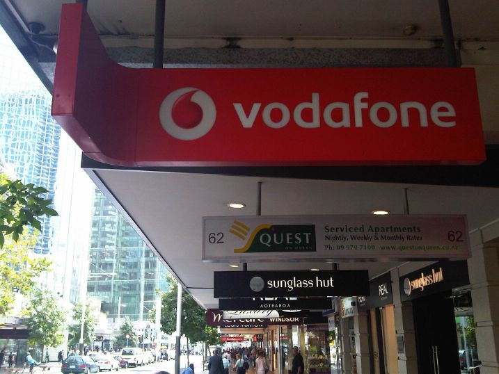 Vodafone-winkel Auckland